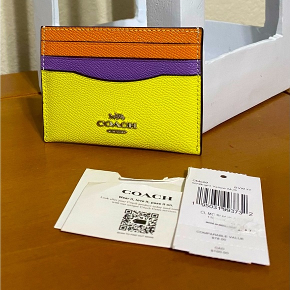 Coach Accessories - COACH Colorblock Card Case